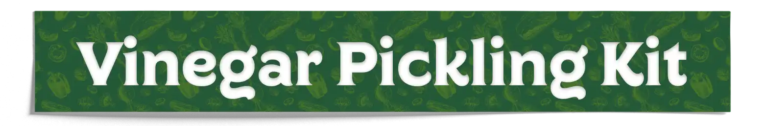 Vinegar Pickling Kit
