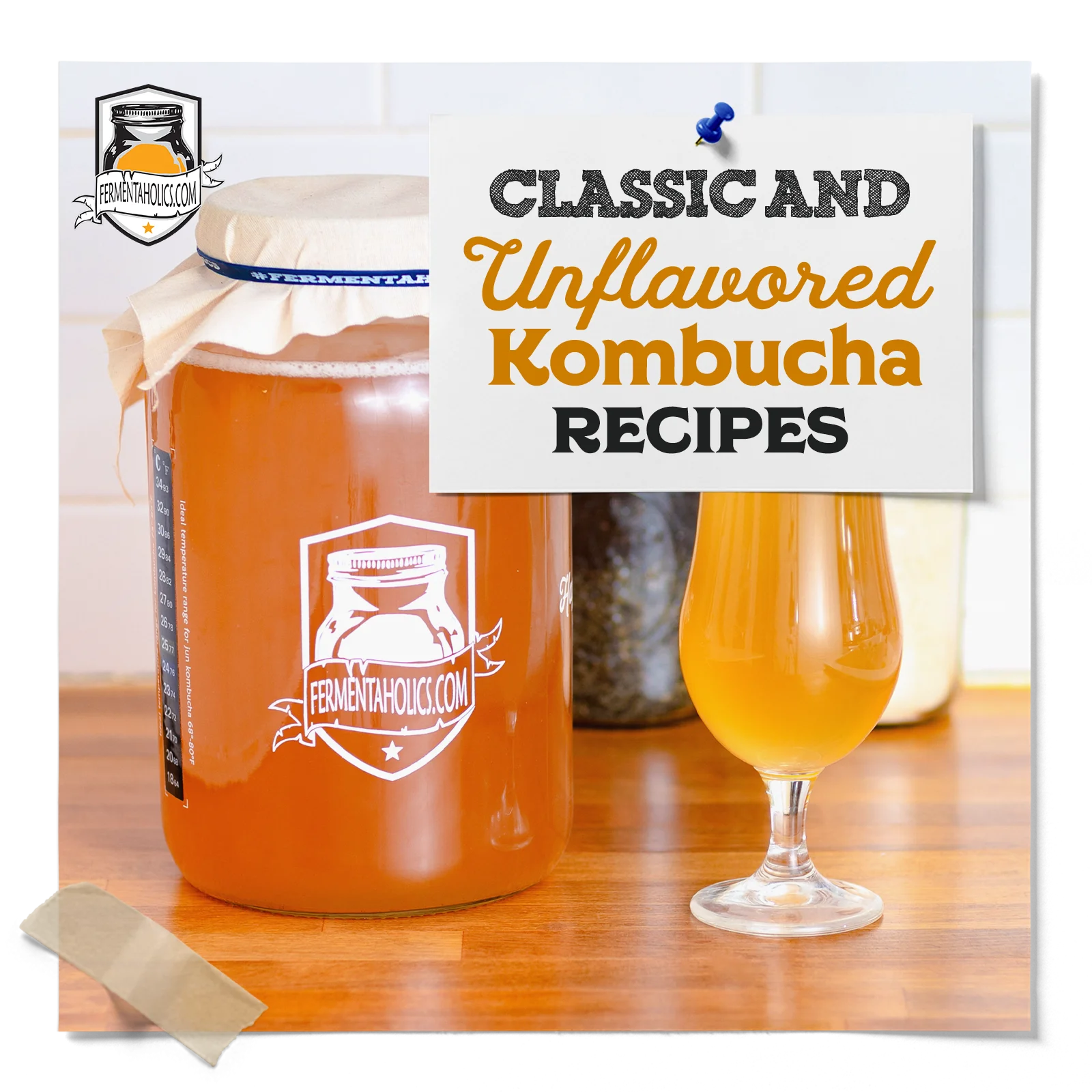 classic and unflavored kombucha recipes