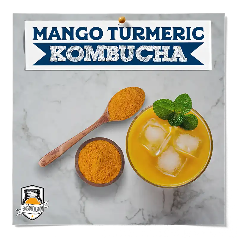 mango turmeric kombucha