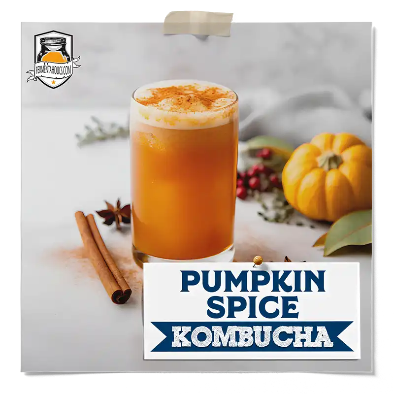 pumpkin spice kombucha