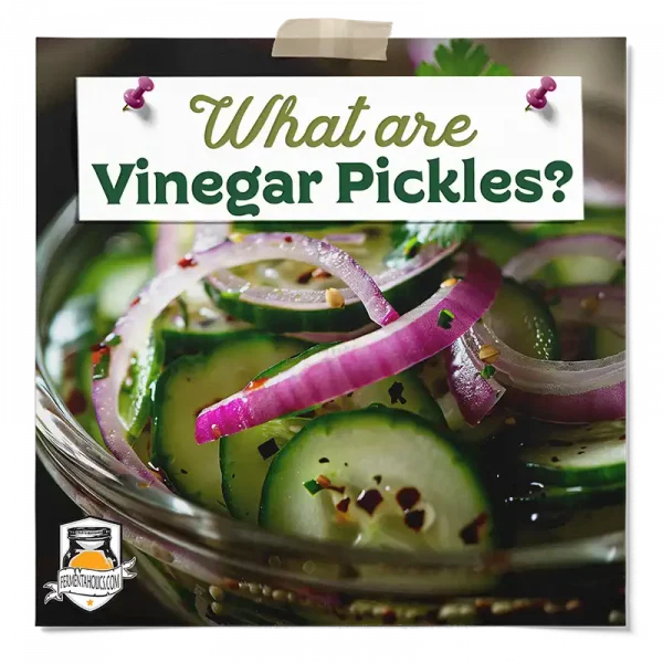What Are Vinegar Pickles