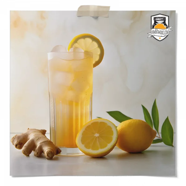 Lemon Ginger Kombucha