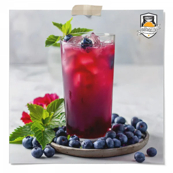 Blueberry Hibiscus Kombucha