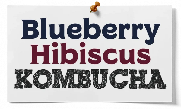 Blueberry Hibiscus Kombucha