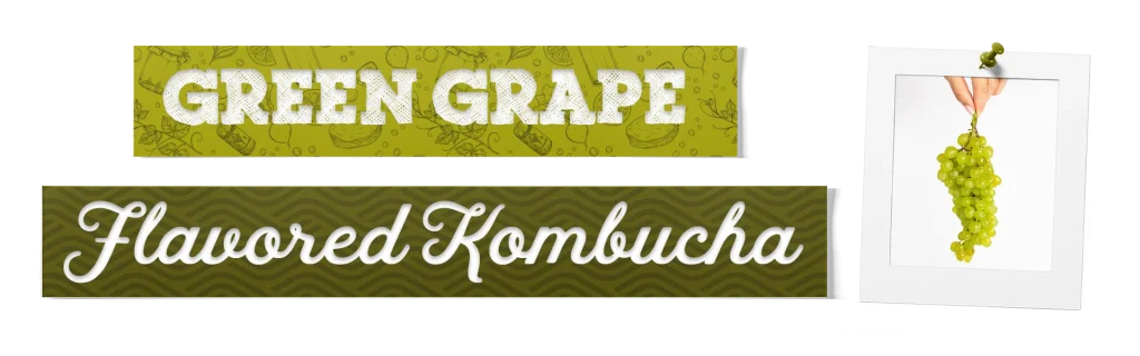 Greengrapeflavoredkombucha