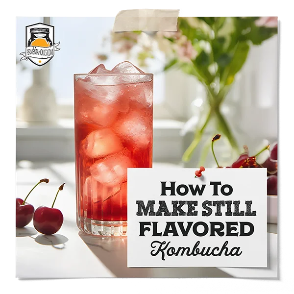 How To Make Still Flavored Kombucha