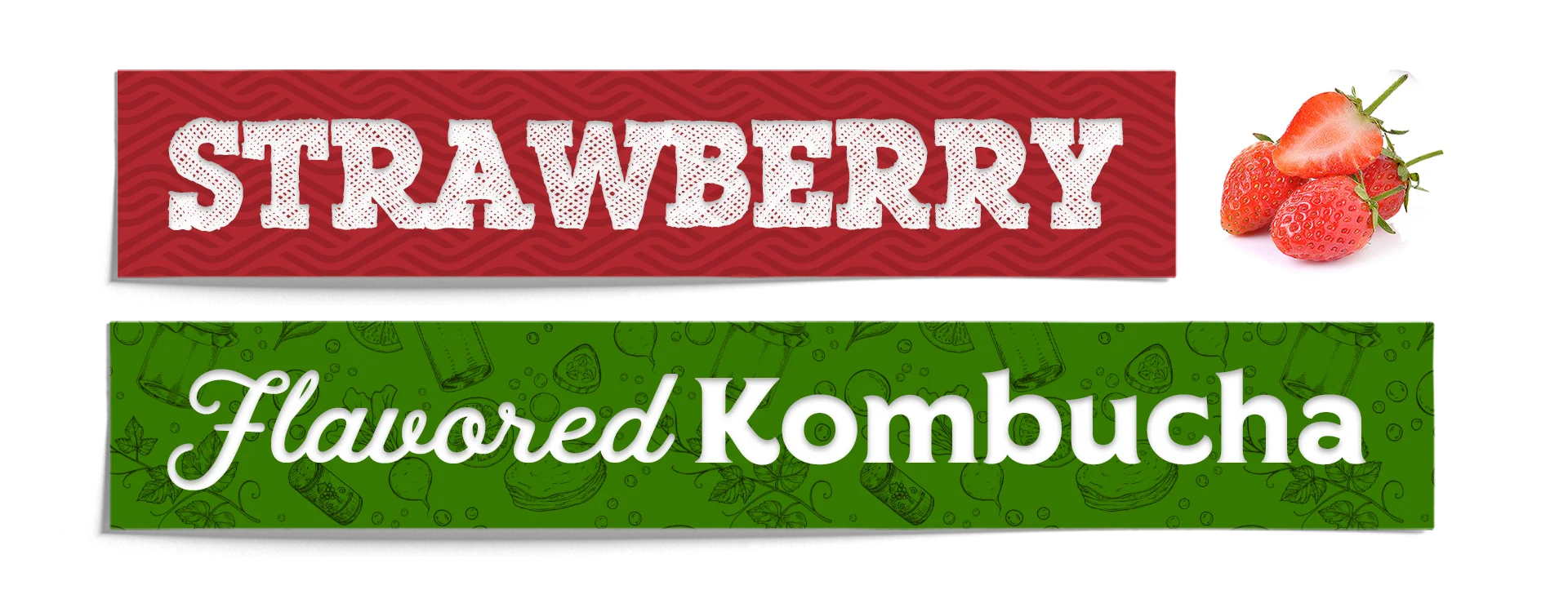 Strawberry Flavored Kombucha