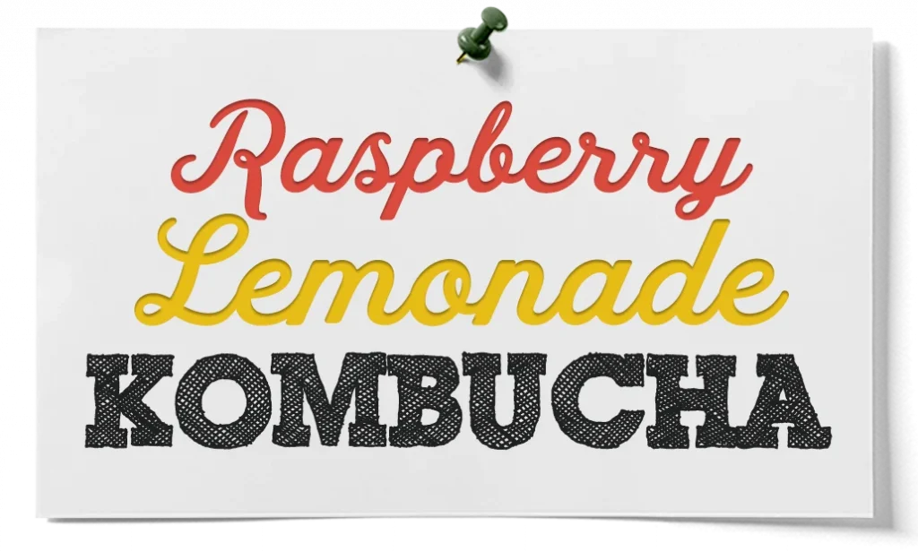 how to make raspberry lemonade kombucha