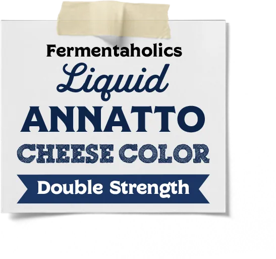 Liquid Annatto Cheese Color
