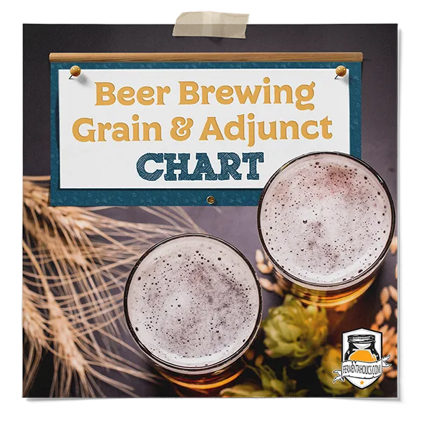 Beer Brewing Grain And Adjunct Chart