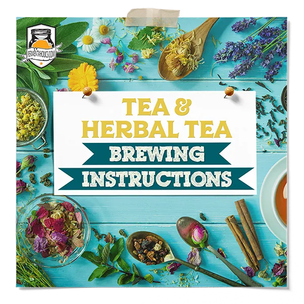 Tea Brewing Instuctions