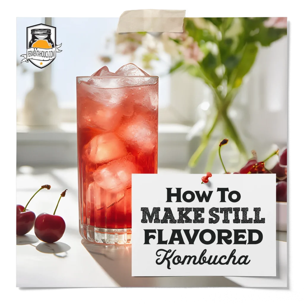 How To Make Still Flavored Kombucha
