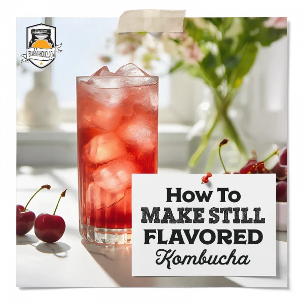 How To Make Still Flavored Kombucha