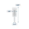 Wide Mouth Mason Jar Fermentation Lids And 3-Piece Airlocks - 2 Pack