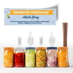 Fermentation Lids With 3-Piece Airlocks