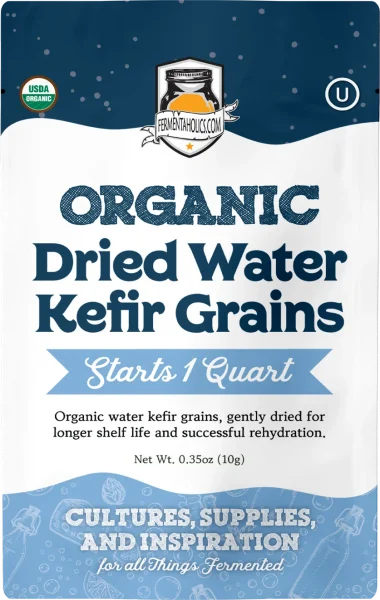 Driedwaterkefirgrains