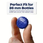 Blue Beer Bottle Caps