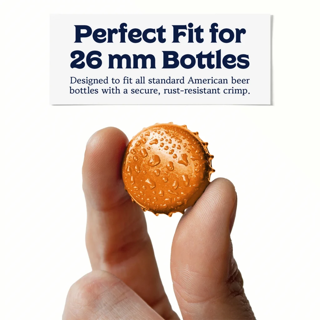 Orange Beer Bottle Caps