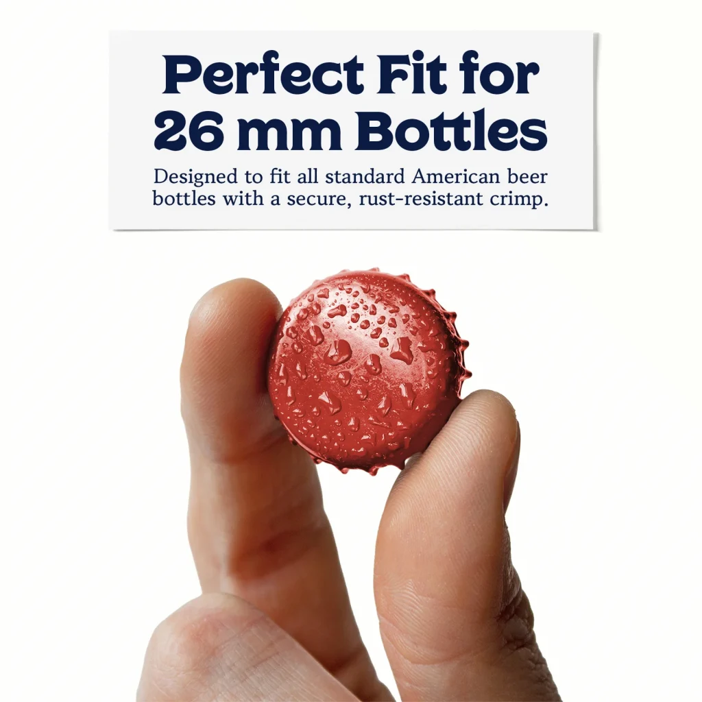 Red Beer Bottle Caps
