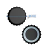 Bottle Cap Black