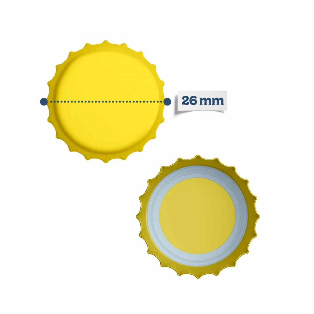 Bottle Cap Yellow