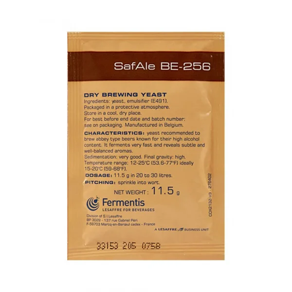 Be-256 Dry Brewing Yeast