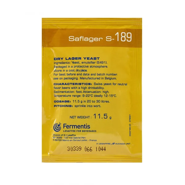 S-189 Dry Lager Yeast
