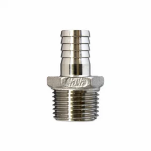 Stainless Steel Hose Barbed Fitting ½ Male NPT to ½ Barb