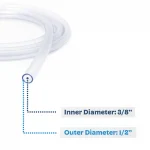 Clear Tubing, 3/8" ID x 1/2" OD - 5ft