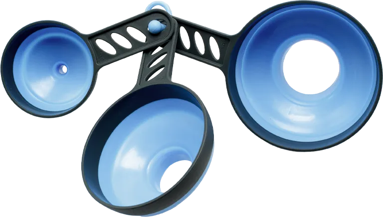 3 Piece Plastic Funnel Set