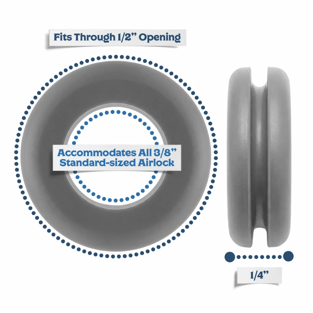 Gray 1 2 Rubber Grommet