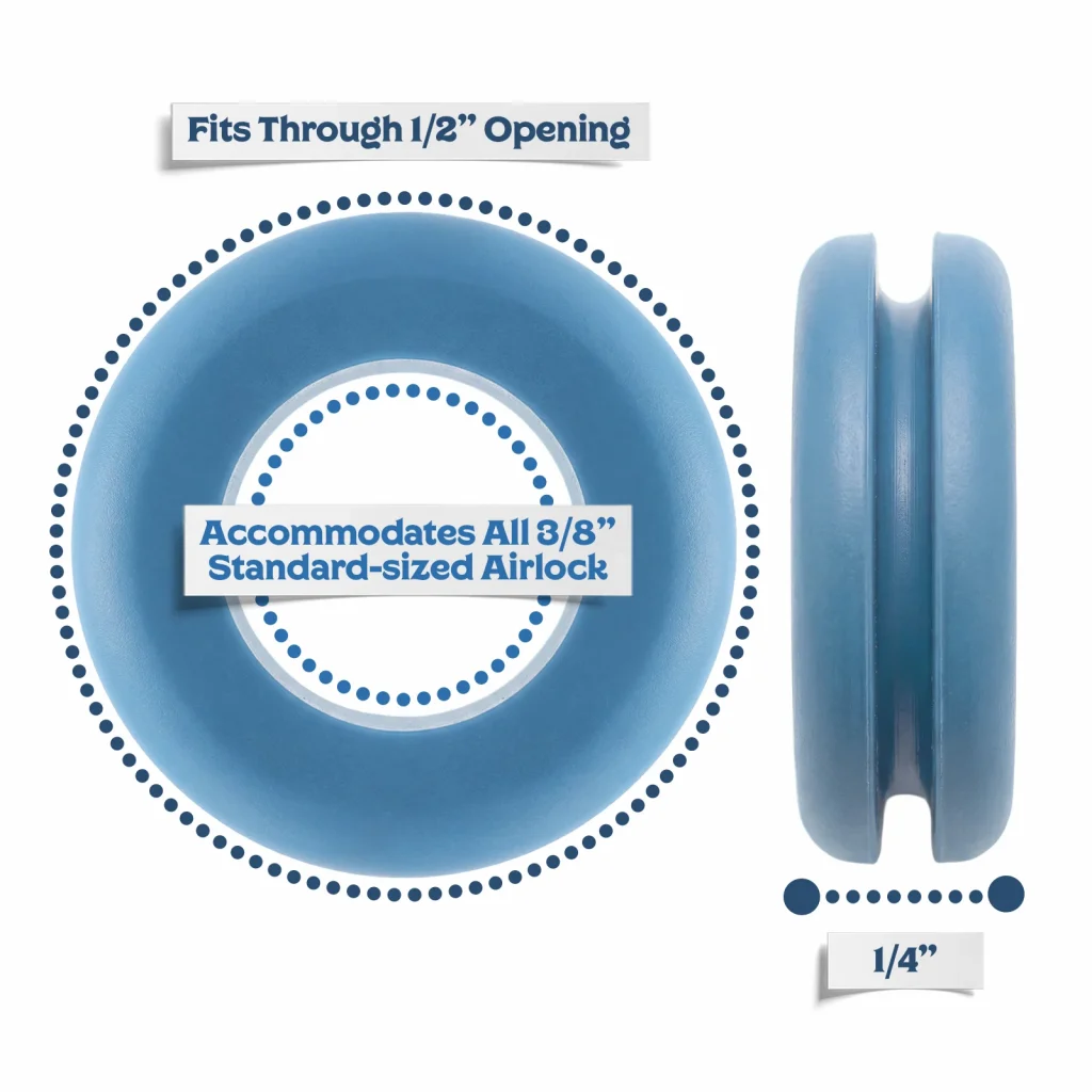 Light Blue 1 2 Rubber Grommet