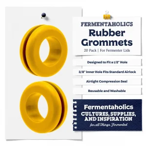 Orange Rubber Grommet