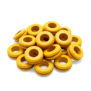 Orange Rubber Grommets