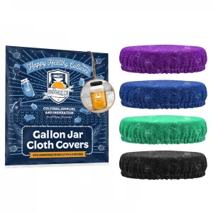 Assorted Gallon Jar Cloth Cover 4-Pack