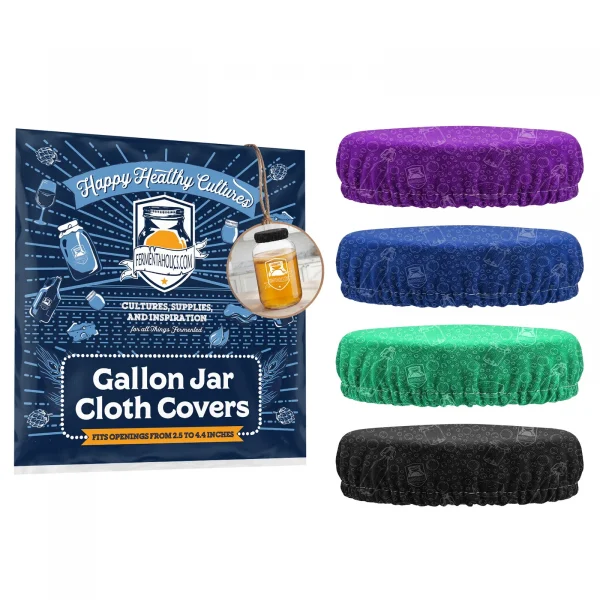 Assorted Gallon Jar Cloth Cover 4-Pack