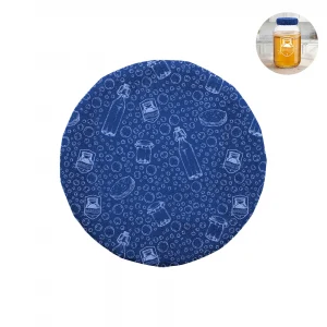 Elastic Blue Gallon Jar Cloth Cover