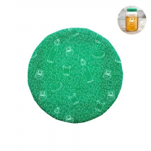 Elastic Green Gallon Jar Cloth Cover