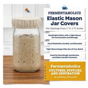 Cloth Mason Jar Fermentation Cover