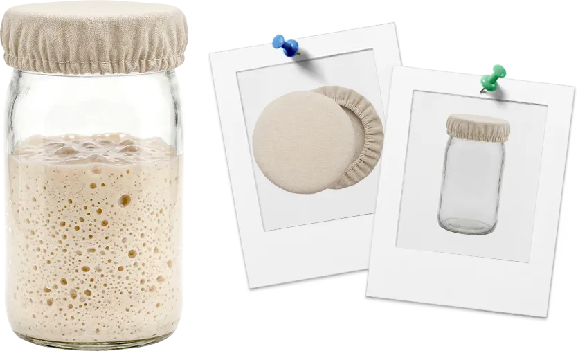 Elastic Cloth Jar Cover