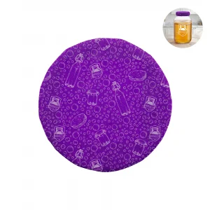Elastic Purple Gallon Jar Cloth Cover
