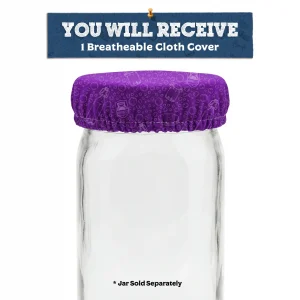 Purple Breathable Mason Jar Cover
