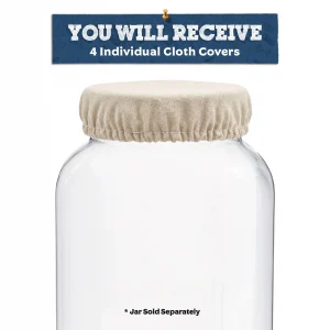 Muslin Elastic Gallon Jar Cover
