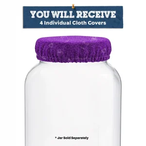 Purple Elastic Gallon Jar Cover