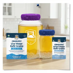 Purple Water Kefir Fermentation Cloth Cover