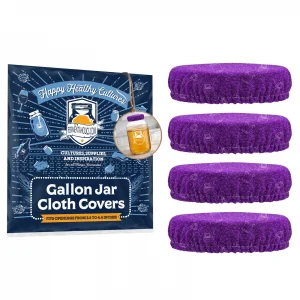 Purple Gallon Jar Cloth Cover 4-Pack