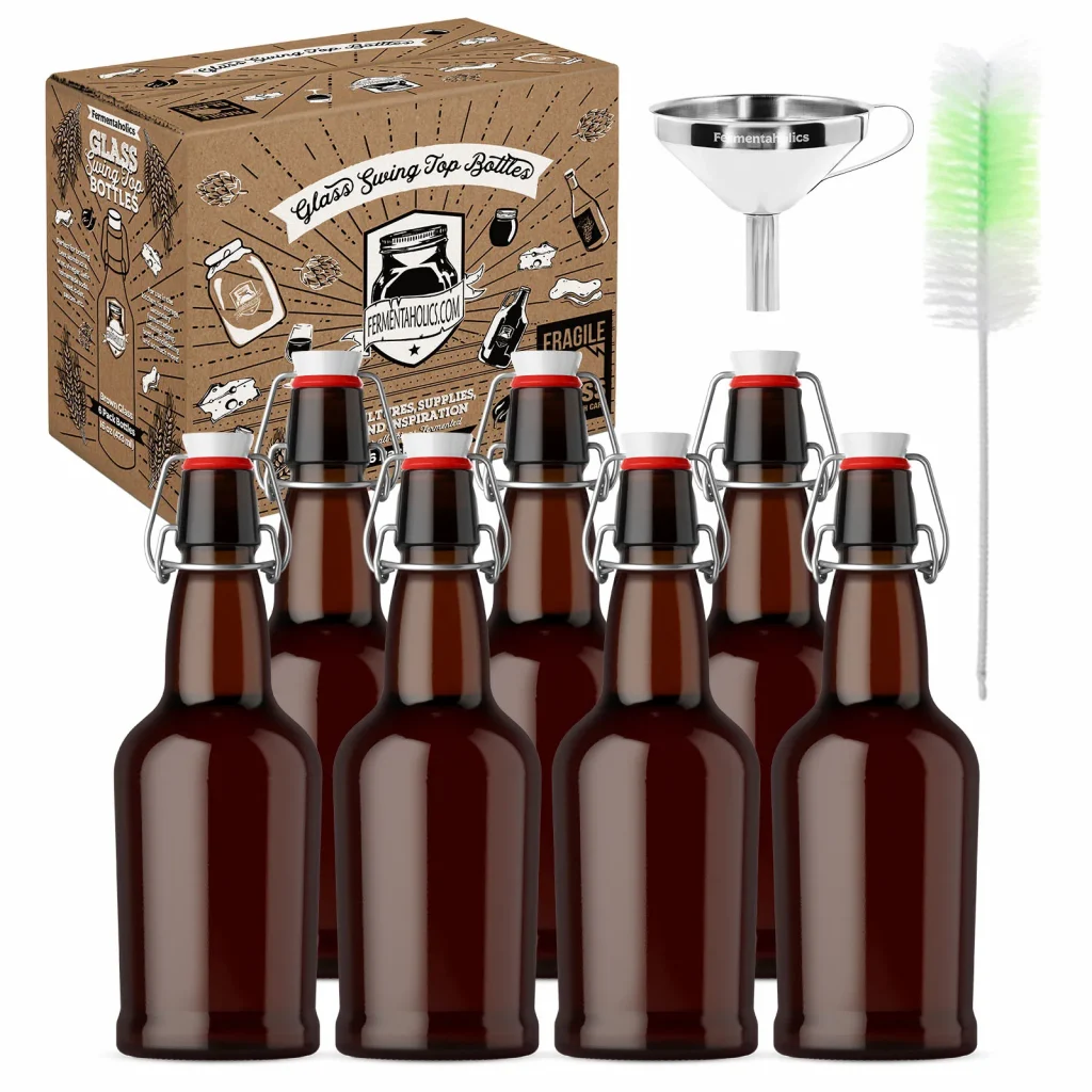 Brown Swing Top Kombucha Bottling Kit