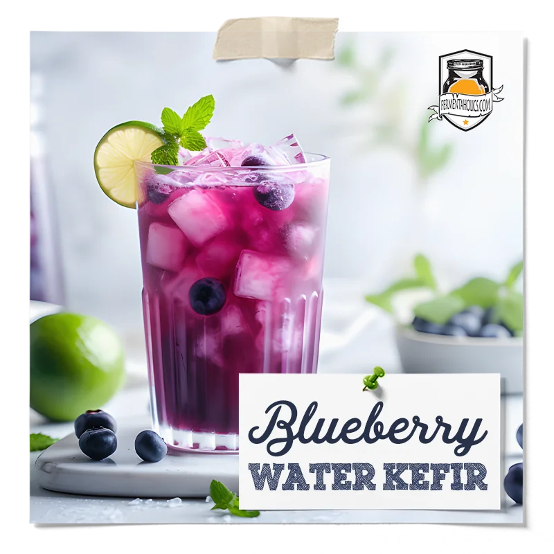 Blueberry Water Kefir Recipe