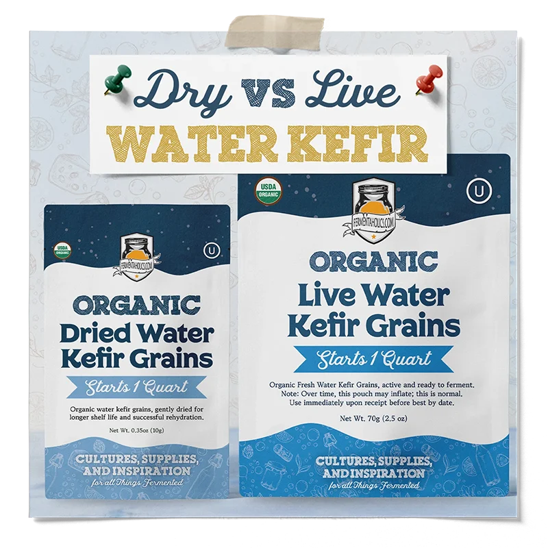 Dry vs Live Water Kefir