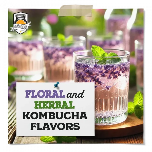 Floral And Herbal Kombucha Flavors